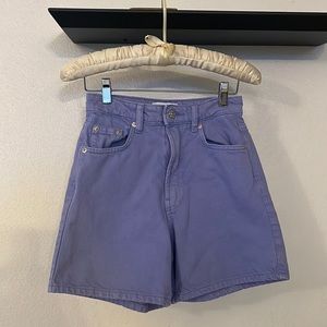 Zara Mom Denim Shorts (Periwinkle color) Size 32